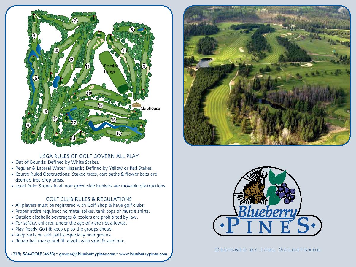 Course Details Blueberry Pines